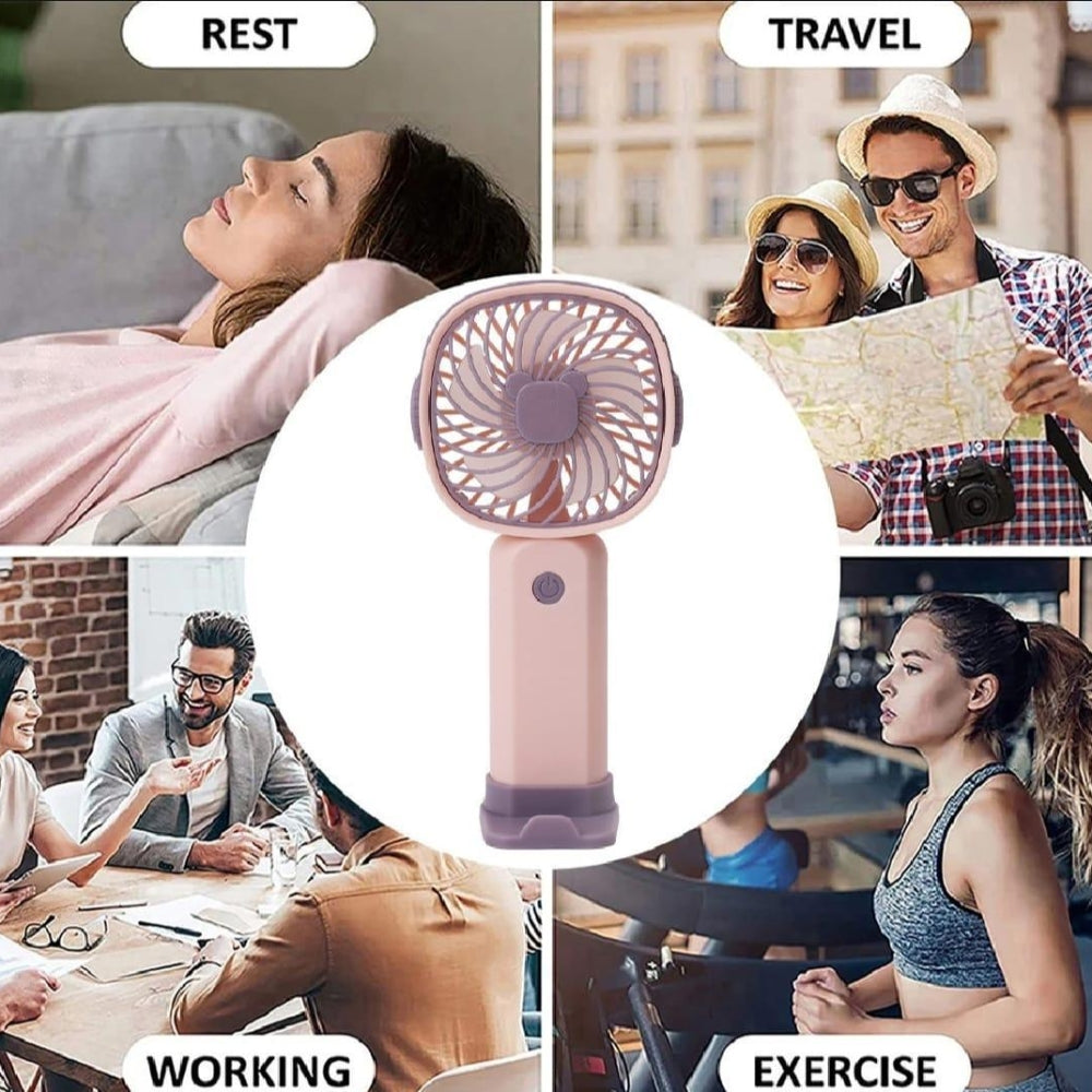 2-in-1 Mini USB Fan & Phone Stand