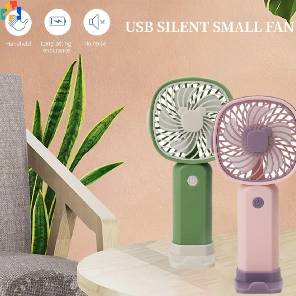 2-in-1 Mini USB Fan & Phone Stand