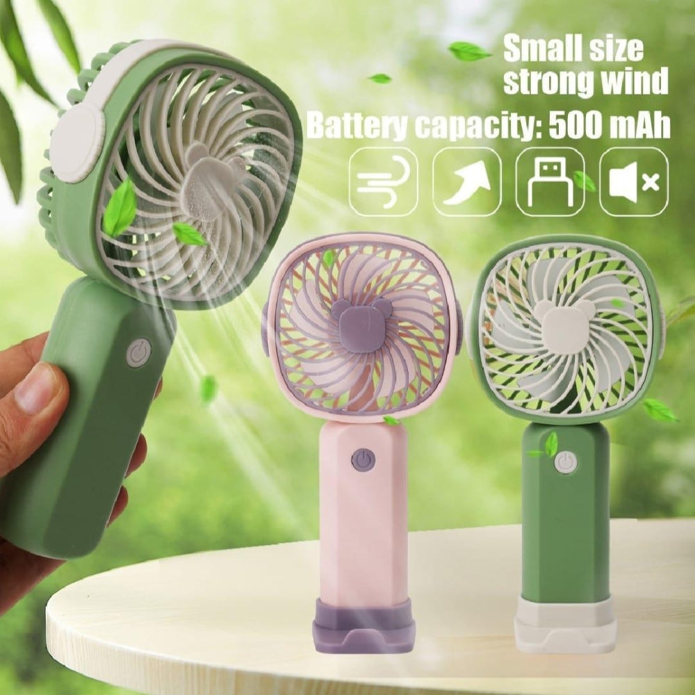 2-in-1 Mini USB Fan & Phone Stand