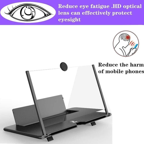 3D Mobile Screen Magnifier – Portable Phone Screen Enlarger